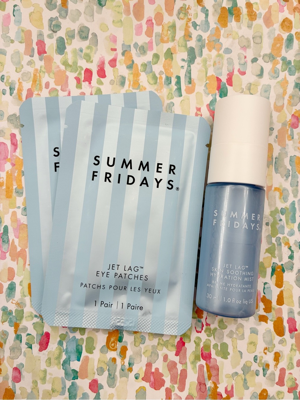 Summer Fridays Jet Lag™ Eye Patches & Hydration Mist Set